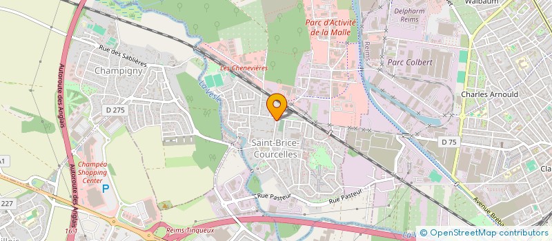 localisation de l'entreprise LE ZEF  SAINT-BRICE-COURCELLES