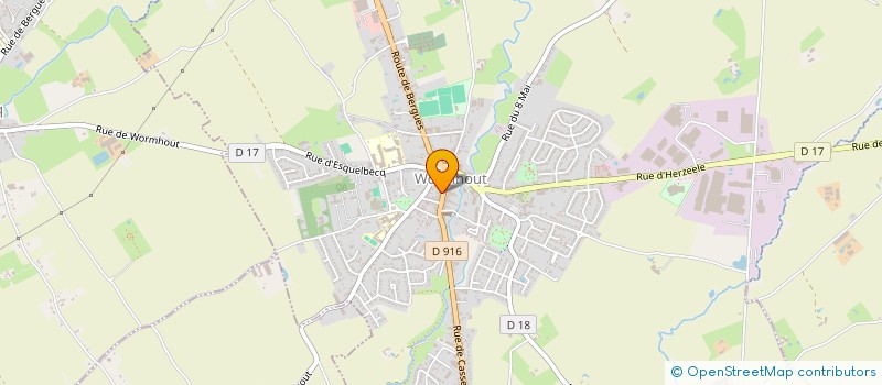 localisation de l'entreprise LE ZENITH  WORMHOUT