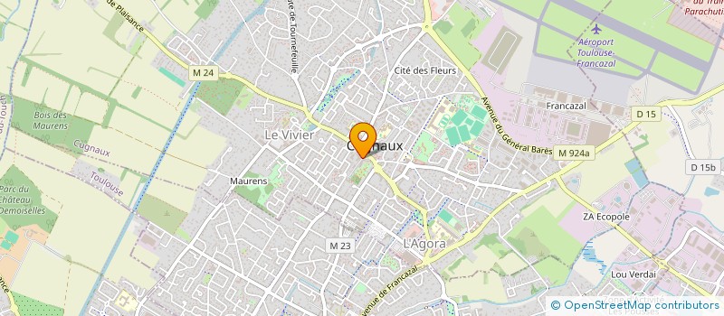 localisation de l'entreprise LE ZENZA  CUGNAUX