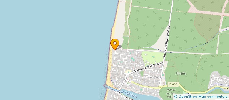 localisation de l'entreprise LE ZEPHYR  MIMIZAN