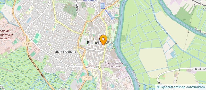 localisation de l'entreprise LE ZEPHYR  ROCHEFORT