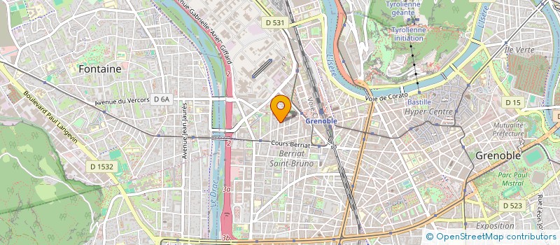 localisation de l'entreprise LE ZEPHYR DE SUTTON  GRENOBLE