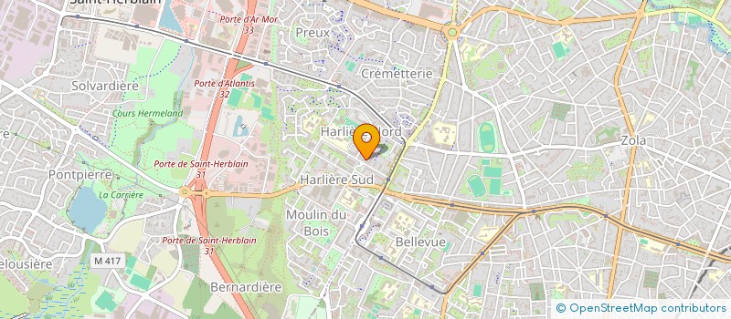 localisation de l'entreprise LE ZEPPELIN à SAINT-HERBLAIN
