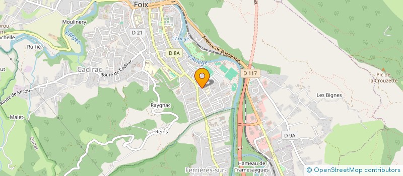 localisation de l'entreprise LE ZESTE VERT à FOIX