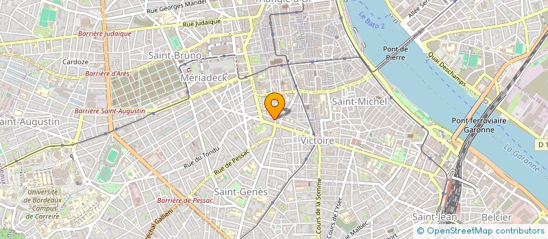 localisation de l'entreprise LE ZINC  BORDEAUX