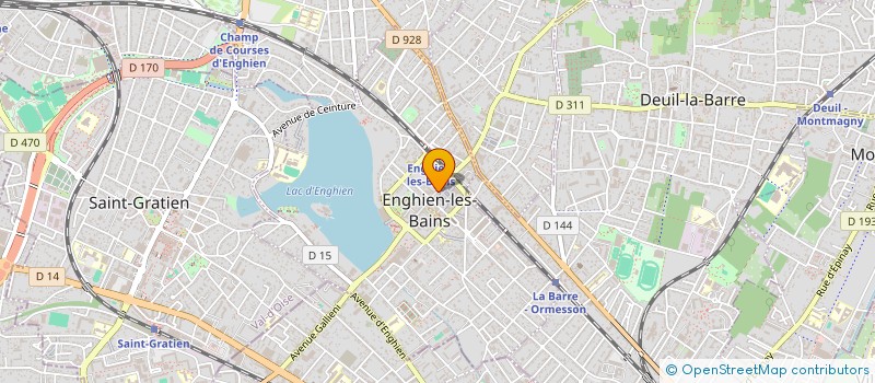 localisation de l'entreprise LE ZINC à ENGHIEN-LES-BAINS