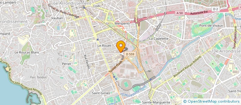 localisation de l'entreprise LE ZINC à MARSEILLE