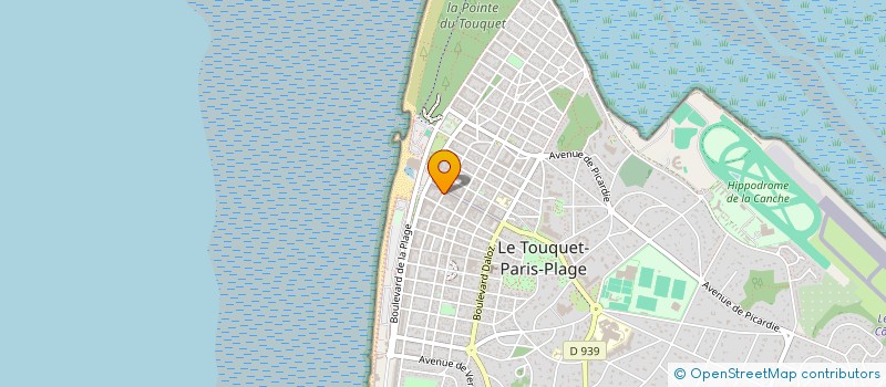 localisation de l'entreprise LE ZINC à LE TOUQUET-PARIS-PLAGE