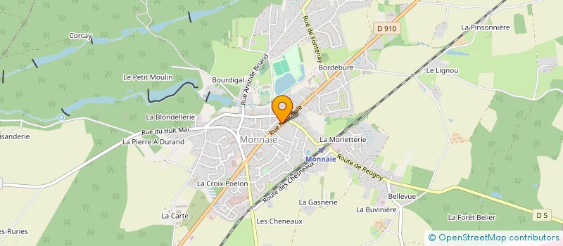 localisation de l'entreprise LE ZINC  MONNAIE