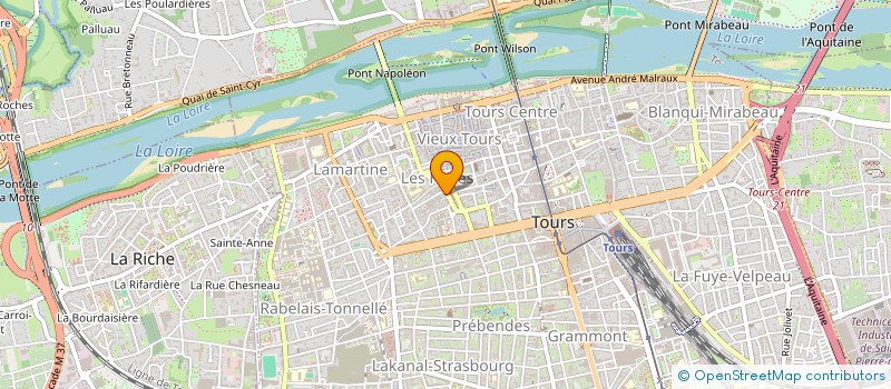 localisation de l'entreprise LE ZODIAQUE  TOURS