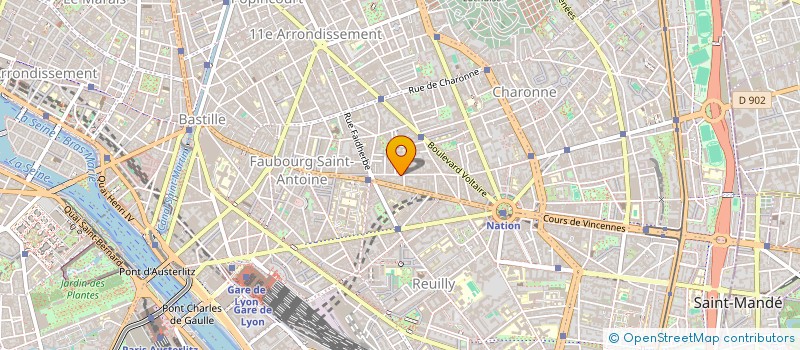 localisation de l'entreprise LE ZONE 4  PARIS