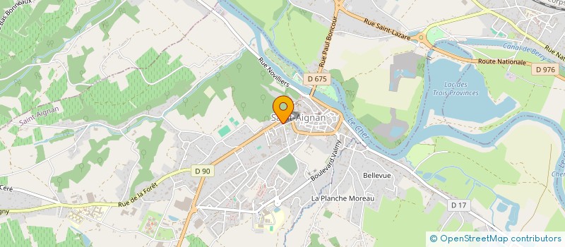 localisation de l'entreprise LE ZOO  SAINT-AIGNAN