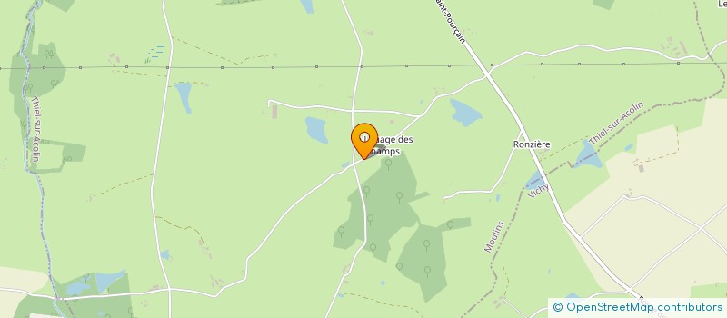 localisation de l'entreprise LE ZOUBIDA  THIEL-SUR-ACOLIN