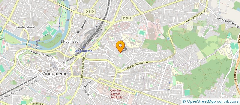 localisation de l'entreprise LE ZOULA à ANGOULEME
