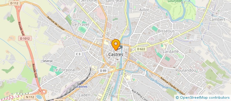 localisation de l'entreprise LE ZYGOM THEATRE à CASTRES
