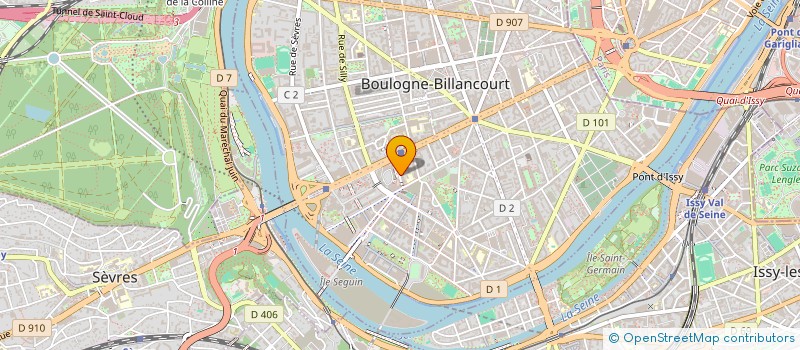 localisation de l'entreprise LE16LAB à BOULOGNE-BILLANCOURT