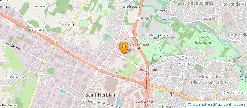 localisation de l'entreprise LE2 à SAINT-HERBLAIN