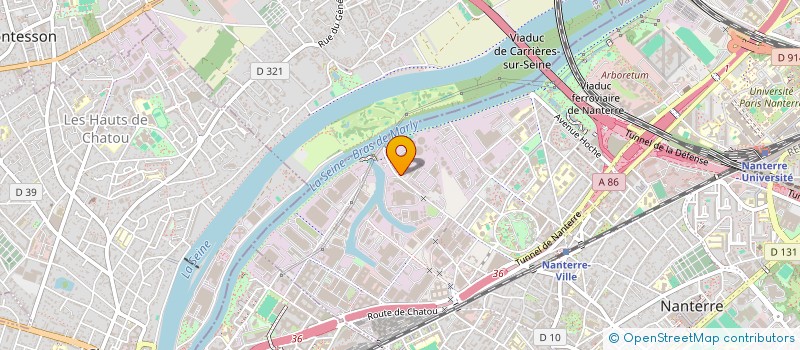 localisation de l'entreprise LE202  NANTERRE