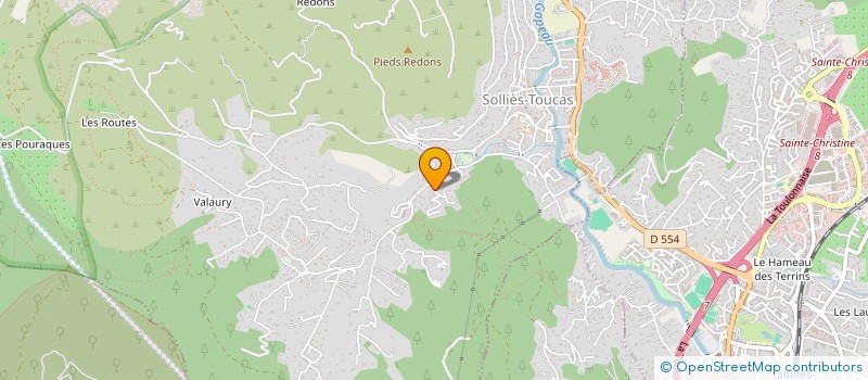 localisation de l'entreprise LE20VEINEUX  SOLLIES-TOUCAS