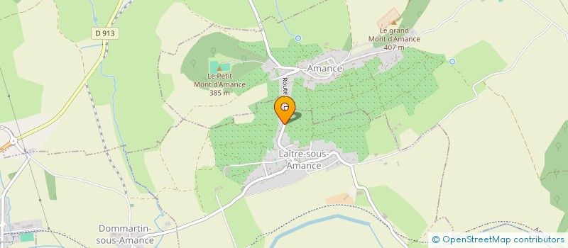 localisation de l'entreprise LE26  LAITRE-SOUS-AMANCE