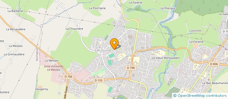 localisation de l'entreprise LE2A  LECOUSSE