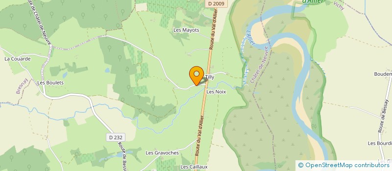 localisation de l'entreprise LE2A2  CHATEL-DE-NEUVRE