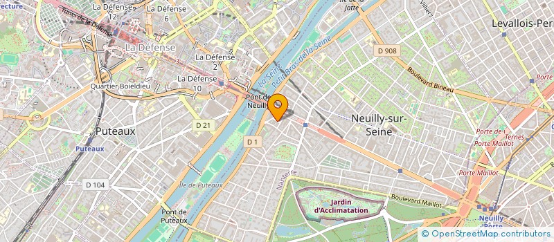 localisation de l'entreprise LE2S INVESTISSEMENTS à NEUILLY-SUR-SEINE