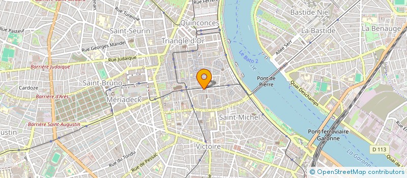 localisation de l'entreprise LE302  BORDEAUX