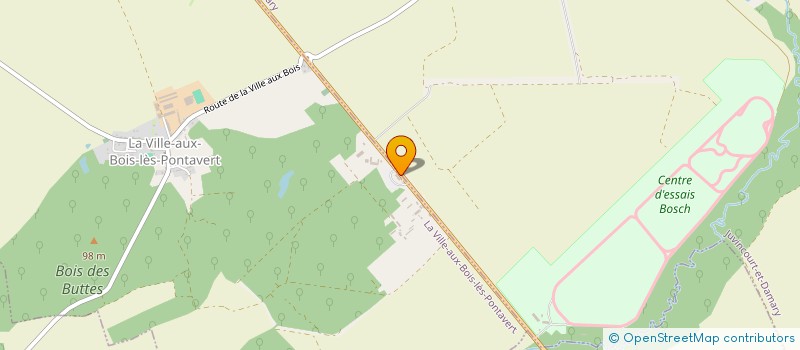 localisation de l'entreprise LE3D  LA VILLE-AUX-BOIS-LES-PONTAVERT