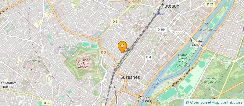 localisation de l'entreprise LE4F  BOULOGNE-BILLANCOURT