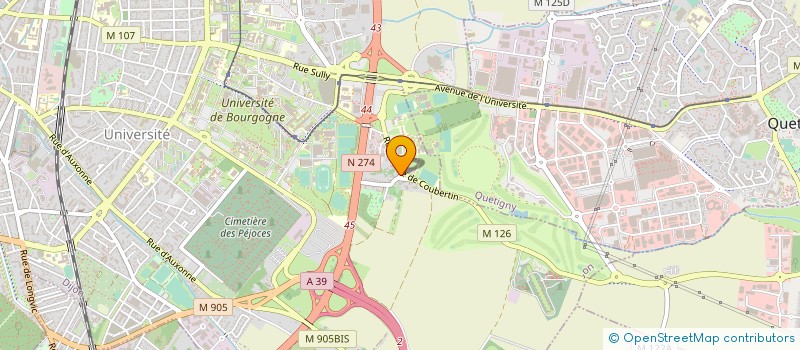 localisation de l'entreprise LE4LIX à DIJON