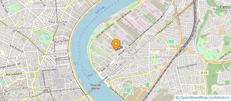 localisation de l'entreprise LE63 à BORDEAUX