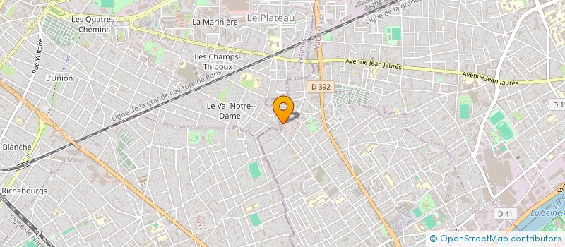 localisation de l'entreprise LEA 12 CREATIONS  BEZONS