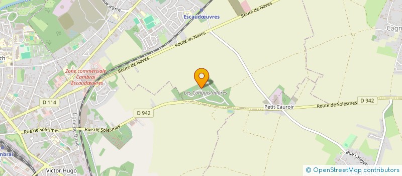 localisation de l'entreprise LEA 2  ESCAUDUVRES