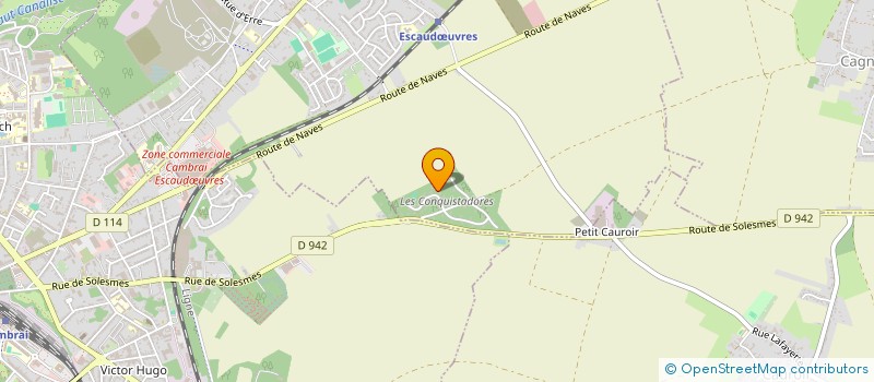 localisation de l'entreprise LEA 3  ESCAUDUVRES