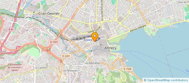 localisation de l'entreprise LEA à ANNECY