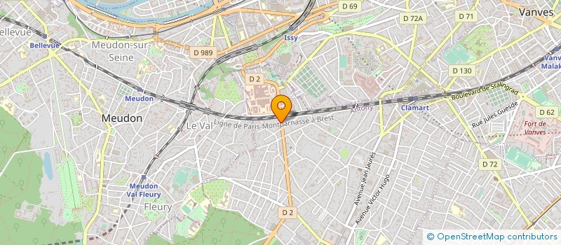 localisation de l'entreprise LEA à CLAMART