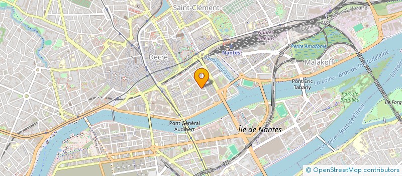 localisation de l'entreprise LEA à NANTES