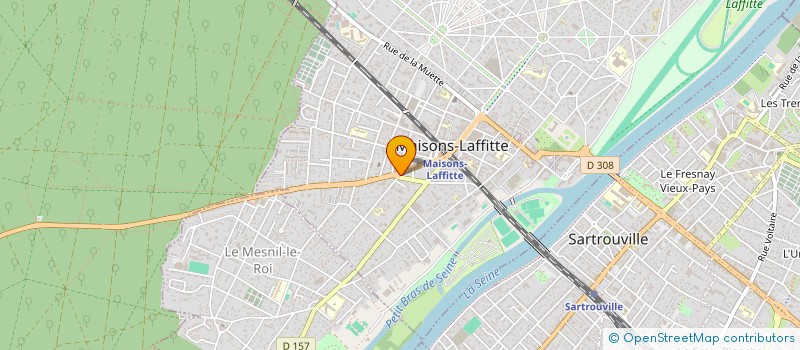localisation de l'entreprise LEA à MAISONS-LAFFITTE