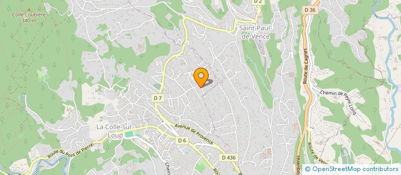 localisation de l'entreprise LEA  LA COLLE-SUR-LOUP