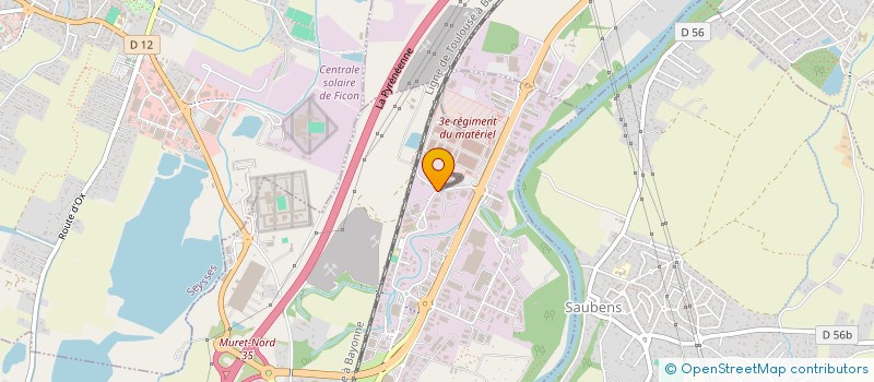 localisation de l'entreprise LEA  MURET