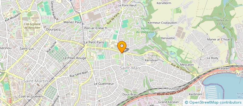 localisation de l'entreprise LEA  BREST