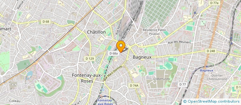 localisation de l'entreprise LEA à BAGNEUX