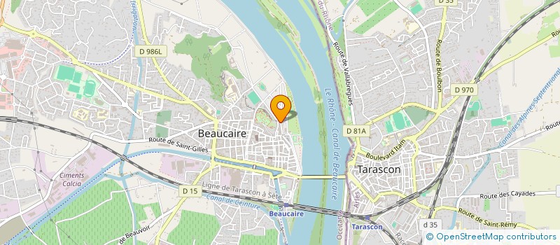 localisation de l'entreprise LEA à BEAUCAIRE