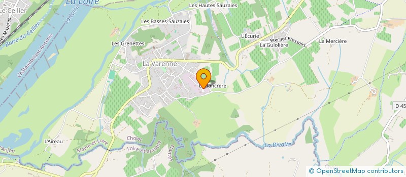 localisation de l'entreprise LEA  OREE-D'ANJOU