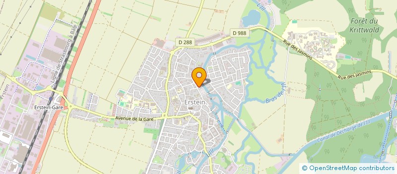 localisation de l'entreprise LEA  ERSTEIN