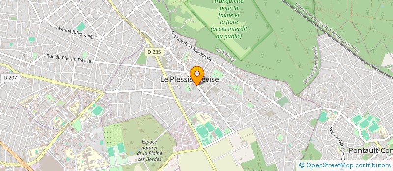 localisation de l'entreprise LEA  LE PLESSIS-TREVISE