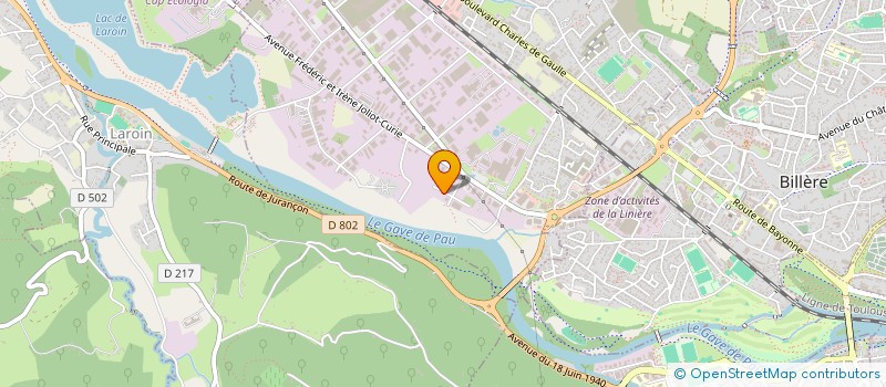 localisation de l'entreprise LEA à LONS