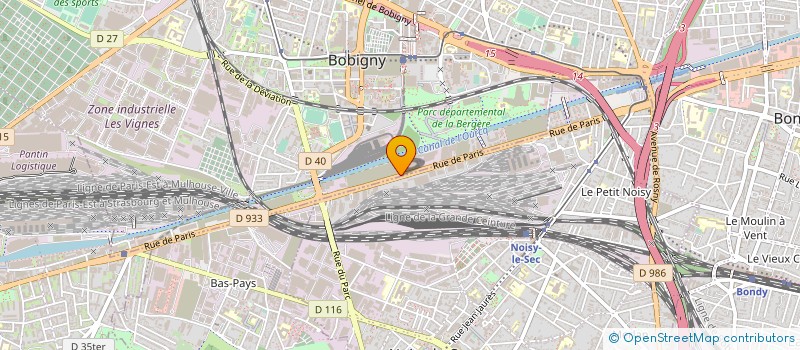 localisation de l'entreprise LEA  BOBIGNY