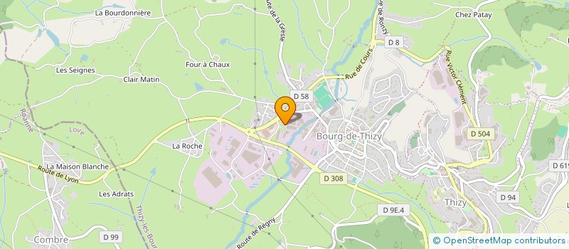 localisation de l'entreprise LEA  THIZY-LES-BOURGS